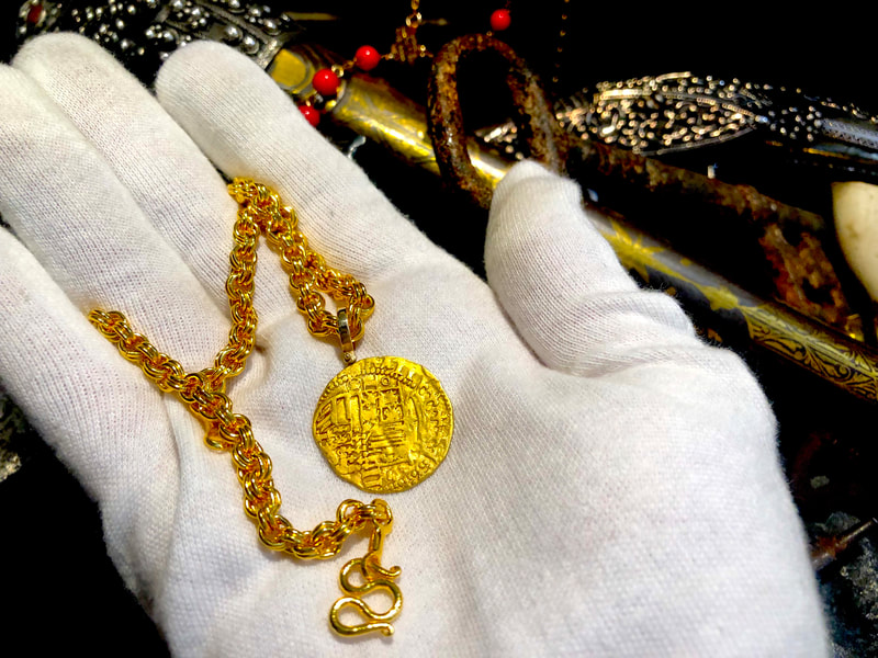 Spain 2 Escudos 1556-98 "Toledo Mint" Pendant 2