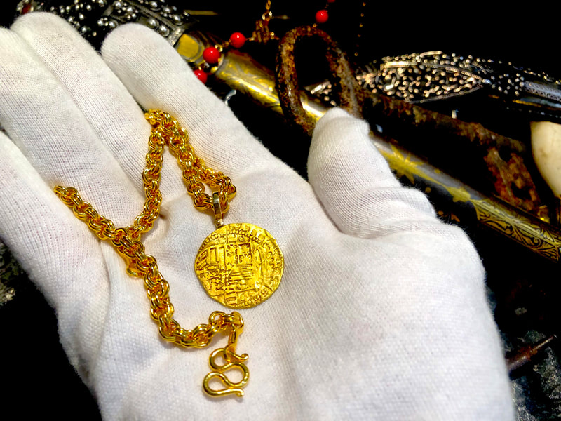 Spain 2 Escudos 1556-98 "Toledo Mint" Pendant 5