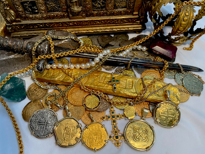 Mexico 8 Escudos 1715 Dated! "1715 Fleet Shipwreck" Pendant 6