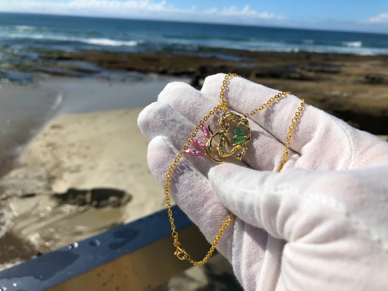 1715 Fleet Emerald & Gold Mermaid Pirate Gold Coins Shipwreck Jewelry 9