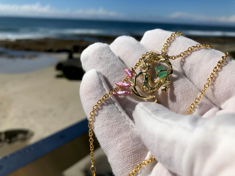 1715 Fleet Emerald & Gold Mermaid Pirate Gold Coins Shipwreck Jewelry 11