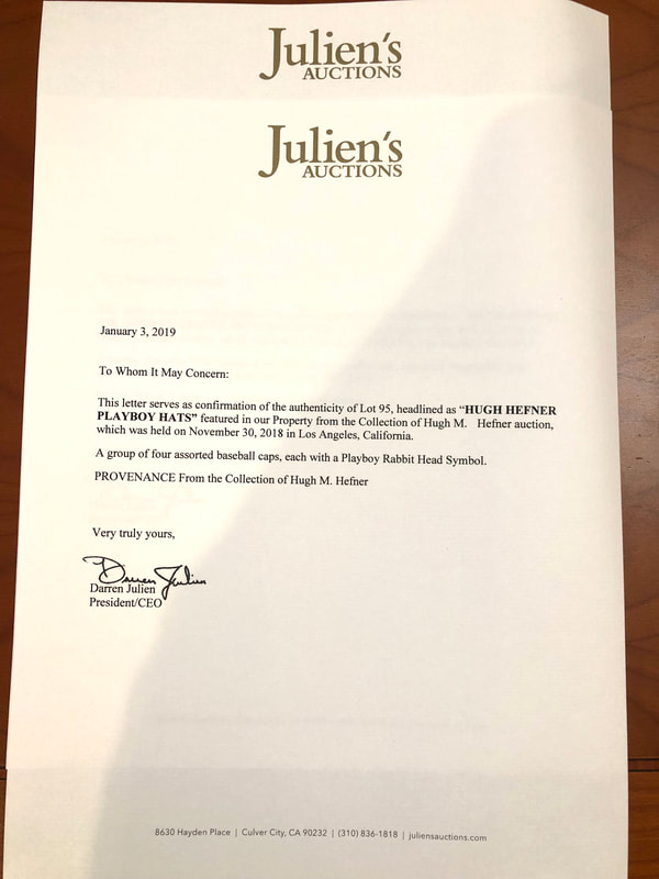 Hugh Hefner Personal Playboy Racing Hat 2