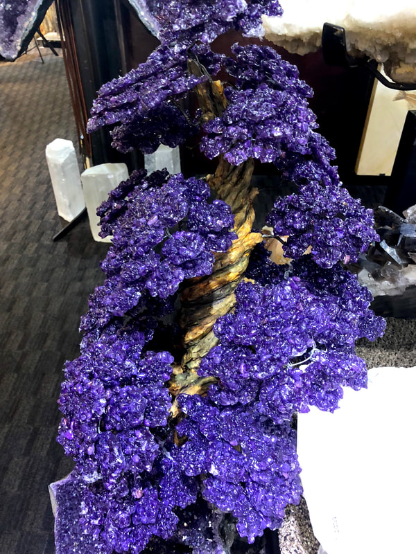 Pirate Gold Coins Treasures of the Earth - Amethyst Bonsai Tree 3