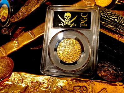 Spain  4 Escudos  1712  "RARE - Only 1 Graded"  PCGS AU Details 8