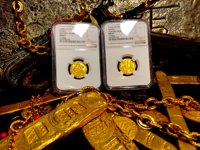 Italy 1414-23 Ducat "Jesus Christ & Book of Gospel" NGC 67 15