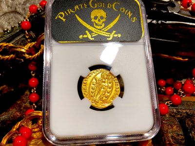 Italy 1400-13 Ducat "Jesus Christ & Book of Gospel" NGC 67 10