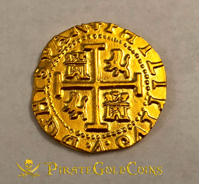 Peru 1708 8 Escudos "1715 Plate Fleet" Solid 22kt Gold 2