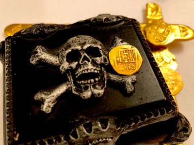 Spain 2 Escudos 1556-98 Raw Pirate Gold Treasure Coin Doubloon 2