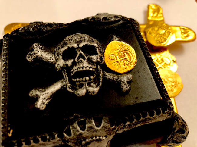 Spain 2 Escudos 1556-98 Raw Pirate Gold Treasure Coin Doubloon