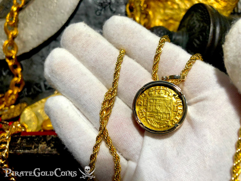 Spain 1 Escudo 1607 "Dated 2 Year Coin Type" Treasure Jewelry 5