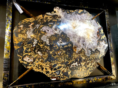 Pirate Gold Coins Treasures of the Earth - Brazilian Agate Black & Gold 7