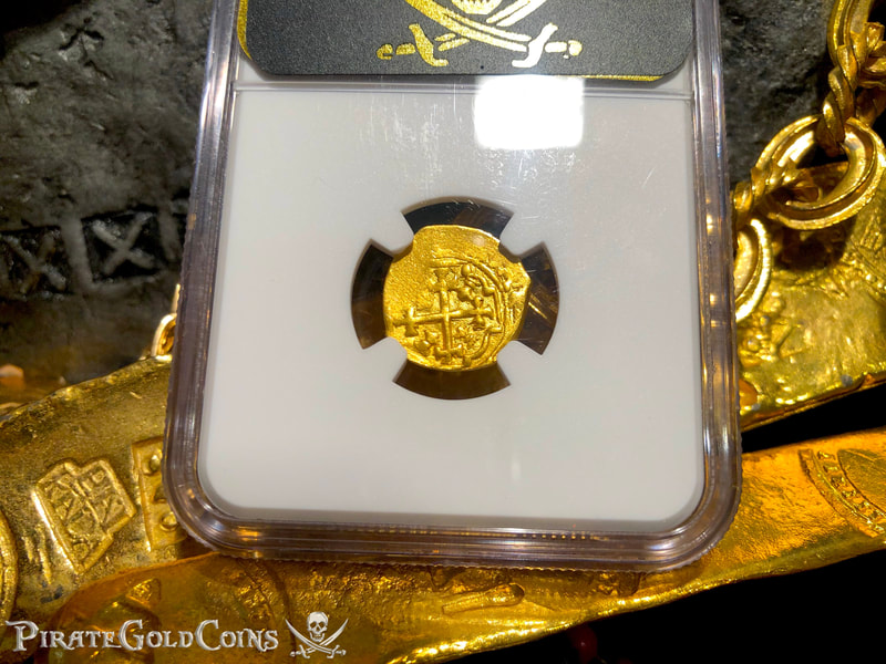 Mexico 1 Escudo 1711 "Full 4 Digit Date- from the Fleet Shipwreck" NGC 53 9