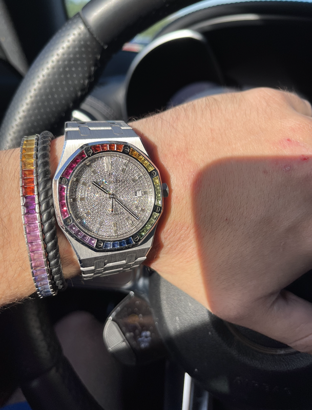 Only 10 Known! Audemars Piguet Royal Oak Rainbow 14