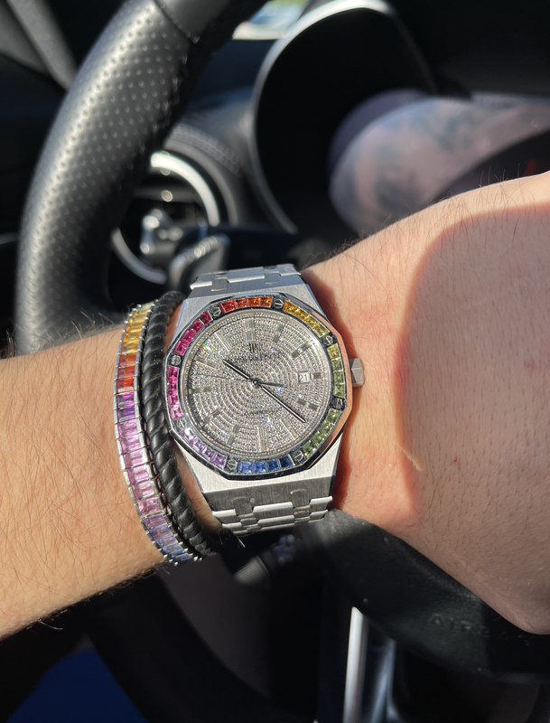 Only 10 Known! Audemars Piguet Royal Oak Rainbow 15