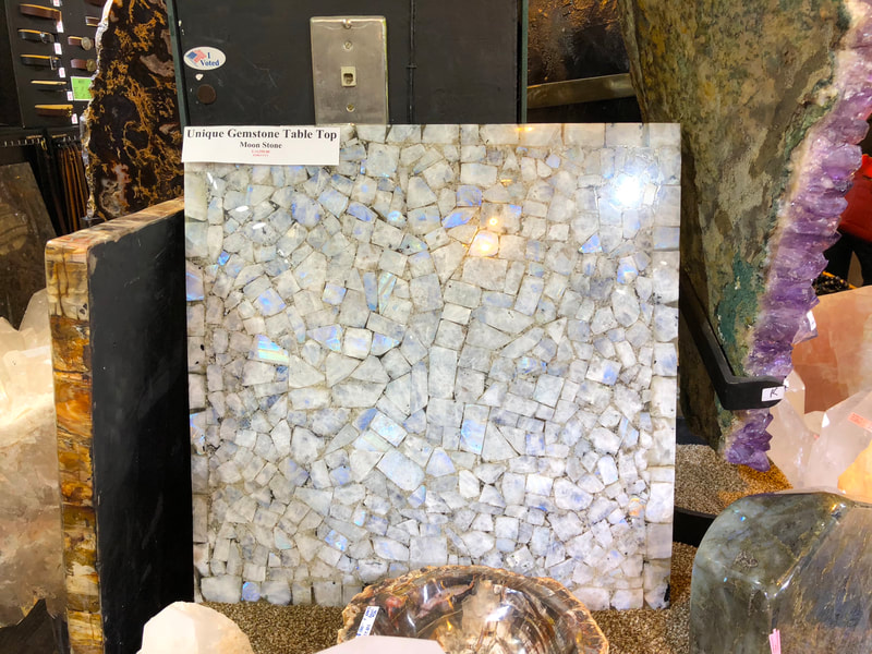 Pirate Gold Coins Treasures of the Earth - Moon Stone Table Top 2