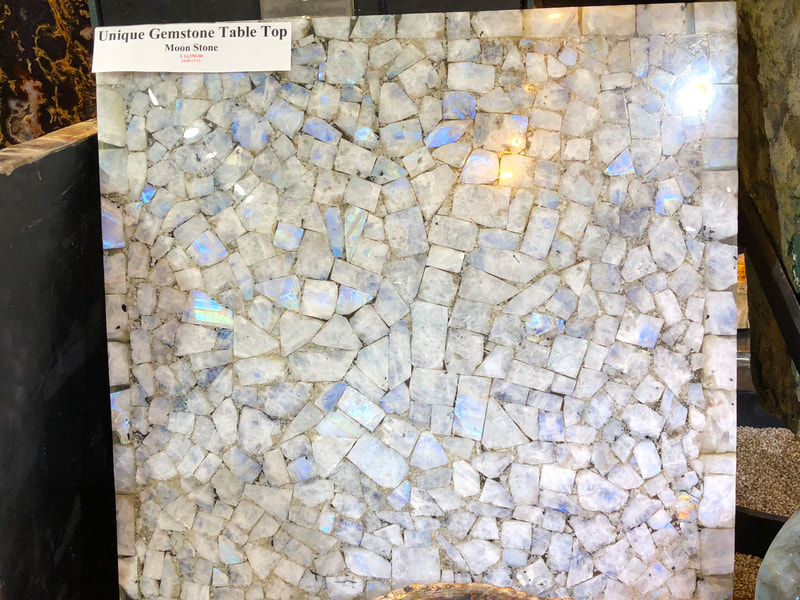 Pirate Gold Coins Treasures of the Earth - Moon Stone Table Top 3