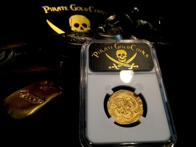 Spain  2 Escudos  1556-98  "Incredible Luster!"  Square D  NGC 62 10