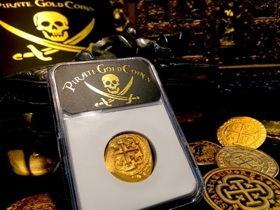 Mexico  4 Escudos  1713 Full 4 Digit  "1715 Plate Fleet Shipwreck"  NGC 63 9