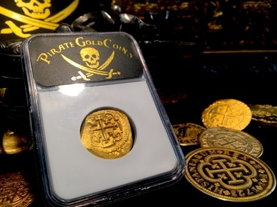 Mexico  4 Escudos  1713 Full 4 Digit  "1715 Plate Fleet Shipwreck"  NGC 63 10