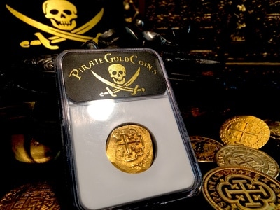 Mexico  4 Escudos  1713 Full 4 Digit  "1715 Plate Fleet Shipwreck"  NGC 63 13