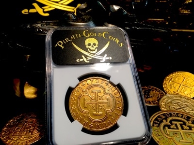 Spain  8 Escudos  1729  "Only 3 Known!"  NGC 50  Gold Doubloon 2