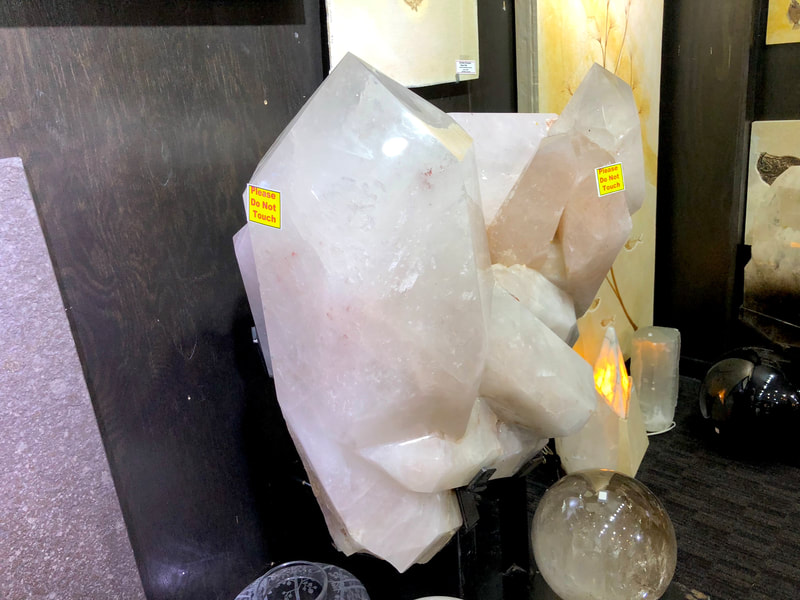 Pirate Gold Coins: Treasures of the Earth - Quartz Crystal on Steel Stand 3