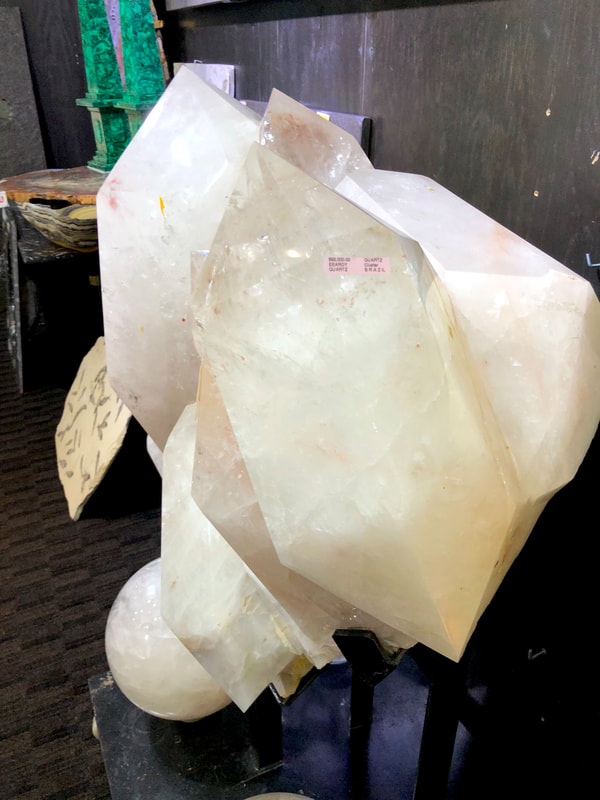 Pirate Gold Coins: Treasures of the Earth - Quartz Crystal on Steel Stand 4