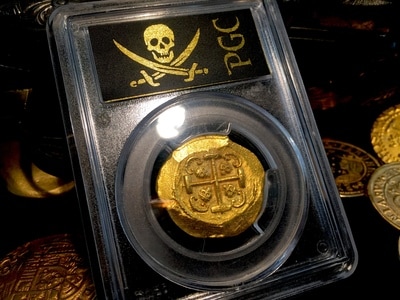 Mexico  1706-12  4 Escudos  "1715 Plate Fleet Shipwreck"  PCGS 64  Only 3 Known! 8