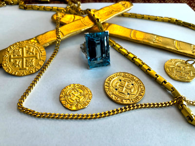 Platinum Aquamarine and Diamond Ring 40.75 Carats 2