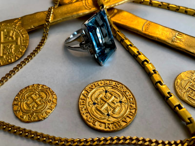 Platinum Aquamarine and Diamond Ring 40.75 Carats 5