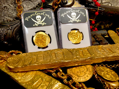 Mexico 4 Escudos 1713  NGC 62 Pirate Gold Coins 20