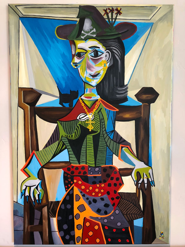 Treasure Paintings by JR Bissell: A Pirate's Rendition of Pablo Picasso 2