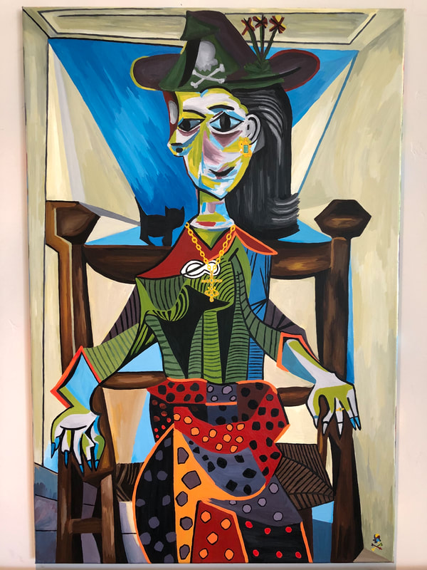 Treasure Paintings by JR Bissell: A Pirate's Rendition of Pablo Picasso 4