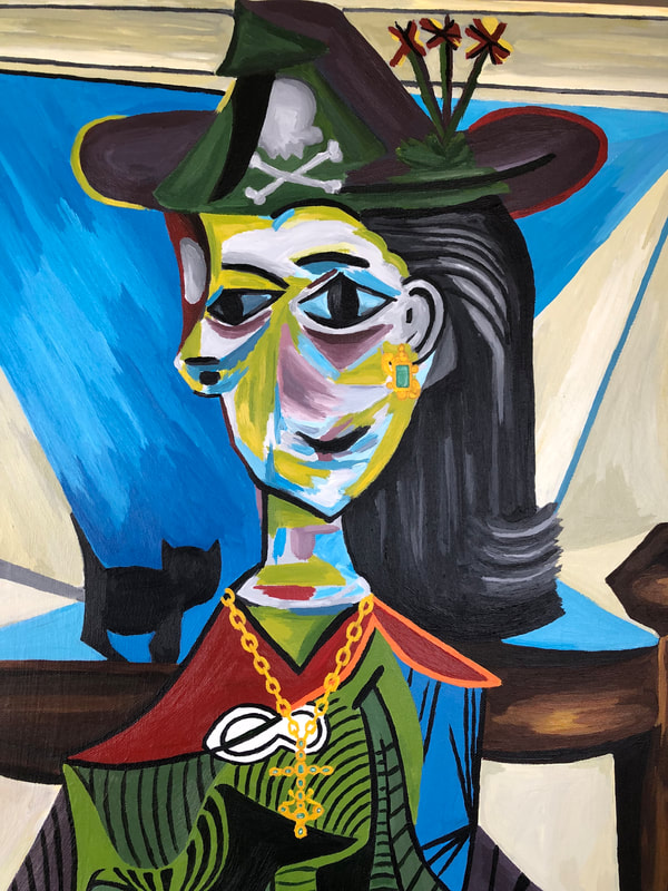 Treasure Paintings by JR Bissell: A Pirate's Rendition of Pablo Picasso 3