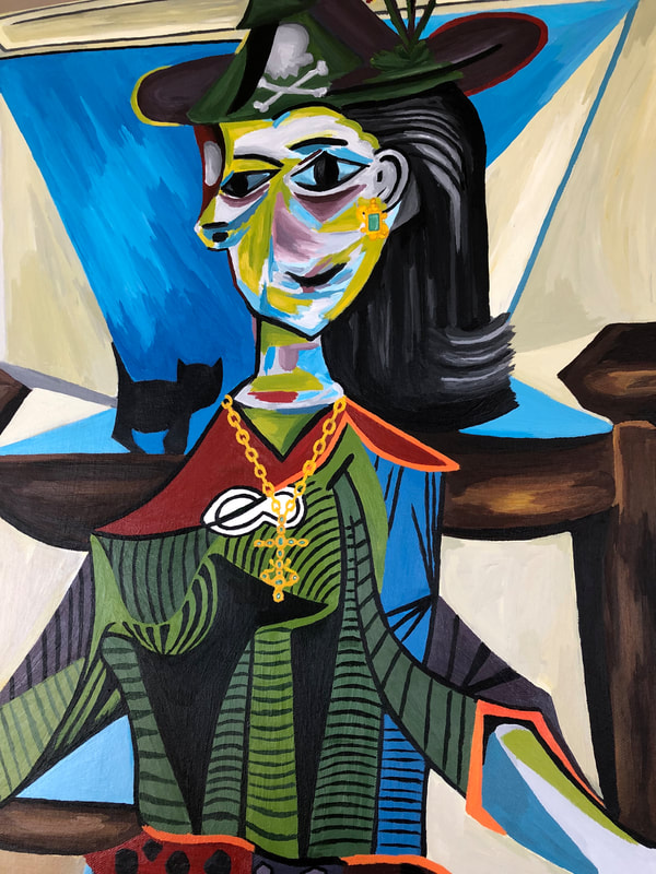 Treasure Paintings by JR Bissell: A Pirate's Rendition of Pablo Picasso 6