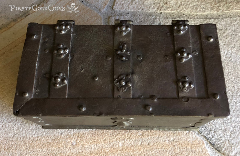 Silver Nuremberg Treasure Chest 1600's Steel Armada Box 4