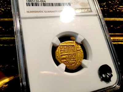 Colombia  2 Escudos  1631  "Dated!"  NGC 50 Strong Crisp Strike! 5