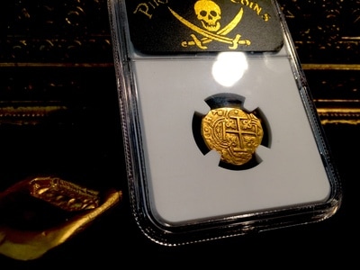 Colombia  2 Escudos  1631  "Dated!"  NGC 50 Strong Crisp Strike! 10