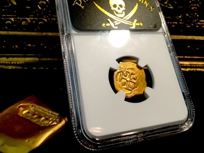 Spain  1 Escudo  1598-1621  "Philip III"  NGC 58  Gold Doubloon Coin 8