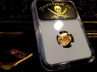 Spain  1 Escudo  1626  "Fully Dated- Atocha Era"  NGC 40  Gold Doubloon 5