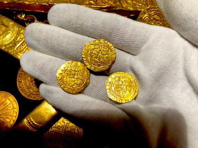 Spain 1 Escudo 1516-56 "Full Crown & Legends" NGC 58 6