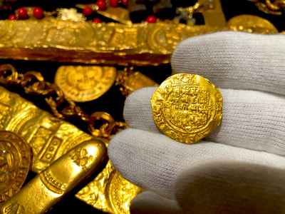 Spain 1 Escudo 1516-56 "Full Crown & Legends" NGC 58 5