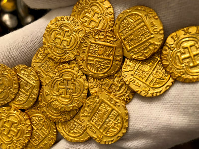 Reproduction Colombia 1622 "First Gold Coin in New World" Gold Electroplated 11