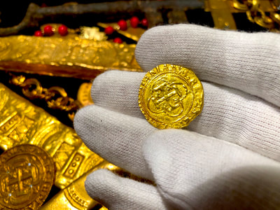 Spain 1 Escudo 1516-56 "Full Crown & Legends" NGC 62 12