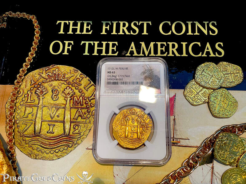 Peru 8 Escudos 1712 "1715 Plate Fleet Shipwreck" NGC 63 8