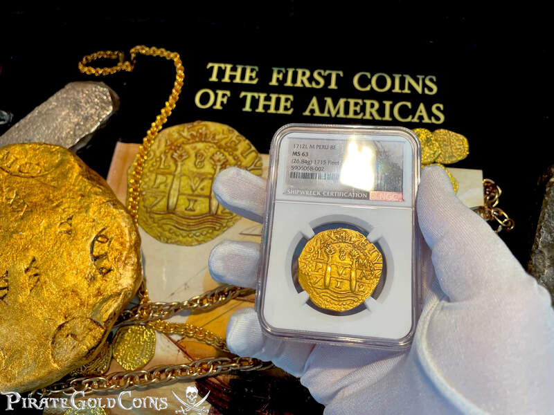 Peru 8 Escudos 1712 "1715 Plate Fleet Shipwreck" NGC 63 11