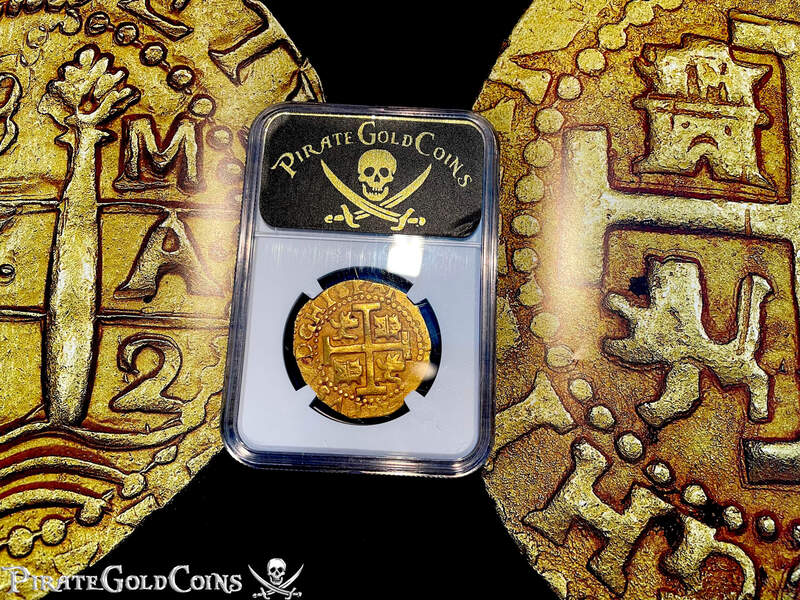 Peru 8 Escudos 1712 "1715 Plate Fleet Shipwreck" NGC 63 14