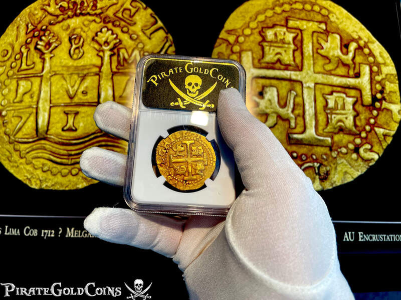 Peru 8 Escudos 1712 "1715 Plate Fleet Shipwreck" NGC 63 28