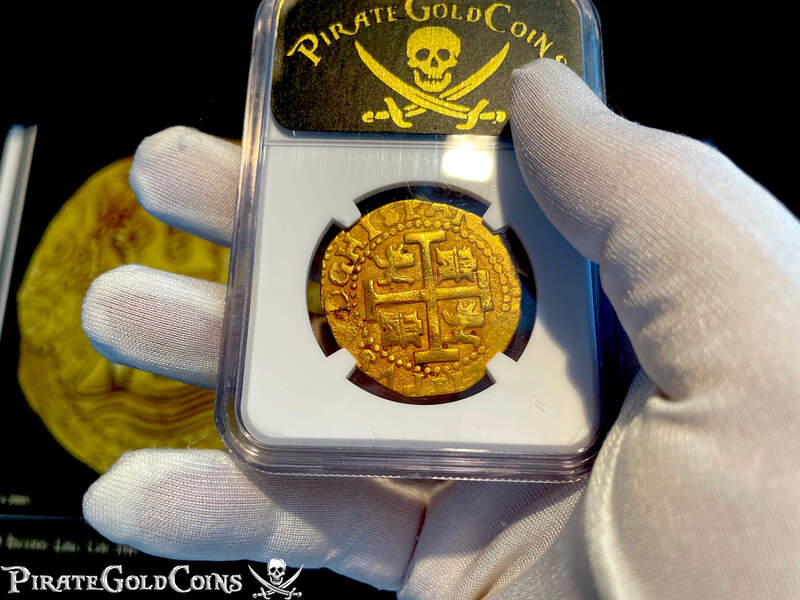 Peru 8 Escudos 1712 "1715 Plate Fleet Shipwreck" NGC 63 10