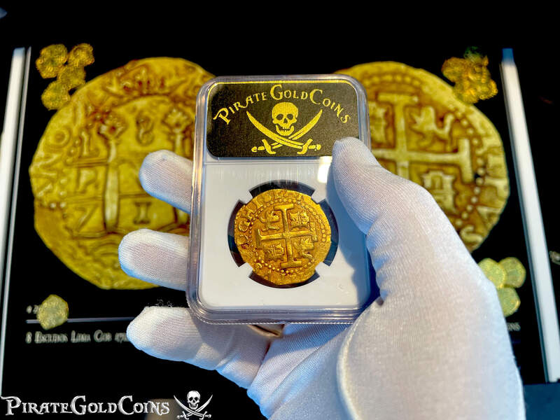 Peru 8 Escudos 1712 "1715 Plate Fleet Shipwreck" NGC 63 5